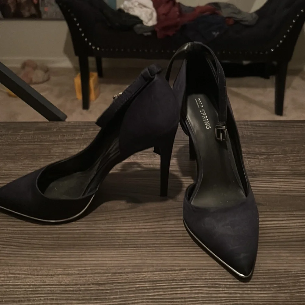 Cal it springs heels black camouflage fits size 8/8.5 - Picture 2 of 4